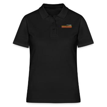 Retro Newport Beach Californie Vintage Vacances - Polo Femme - noir - Devant - Ailine (174cm)
