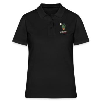 Cannabis - Polo Femme - noir - Devant - Ailine (174cm)