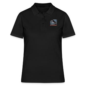 Kitzbühel Skifahren Tirol Design Kitzbühel Ski - Polo Femme - noir - Devant - Ailine (174cm)