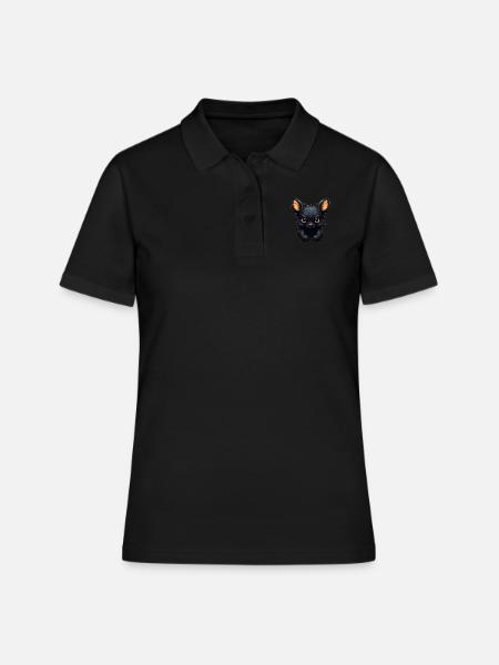 Super mignon Dog style rétro - Polo Femme - noir