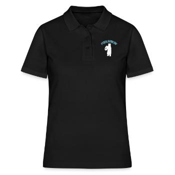 Pool Guy Cleaner Pool Service Poolarbear - Polo Femme - noir - Devant - Ailine (174cm)