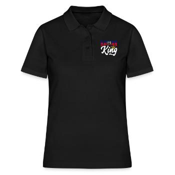 Haïti Roi Haïti Haïti Drapeau - Polo Femme - noir - Devant - Ailine (174cm)