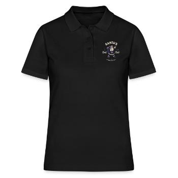 Noël Santa’s Coal Club - Polo Femme - noir - Devant - Ailine (174cm)