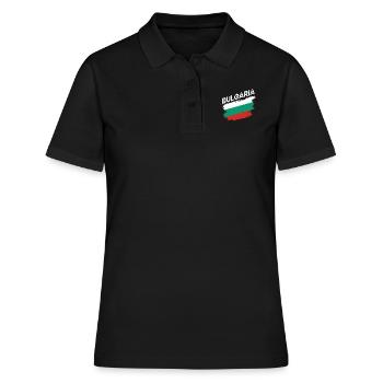 Bulgarie - Polo Femme - noir - Devant - Ailine (174cm)