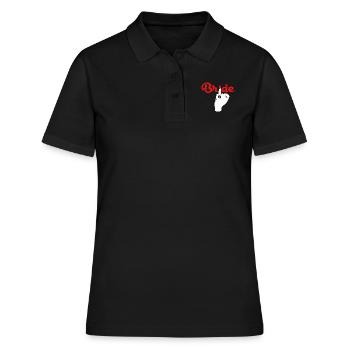 Mariage mariage majeur mariage - Polo Femme - noir - Devant - Ailine (174cm)