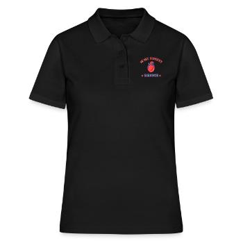 Crise cardiaque Chirurgie cardiaque Chirurgie Hospital - Polo Femme - noir - Devant - Ailine (174cm)