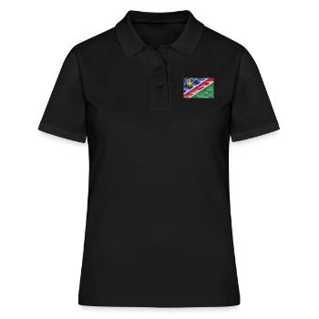 Namibia - Frauen Polo Shirt - Schwarz - Vorne - Ailine (174cm)