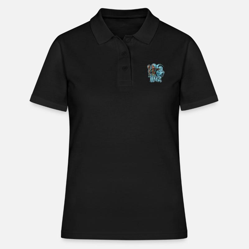 RPG Wizard - Women's Polo Shirt - black