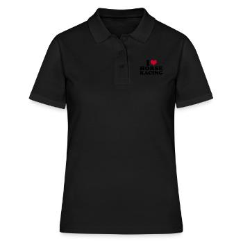 J’adore les courses de chevaux - Polo Femme - noir - Devant - Ailine (174cm)
