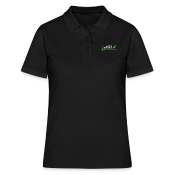 Goalkeeper goalkeeper football - Women's Polo Shirt - black - Front - Ailine (174cm)