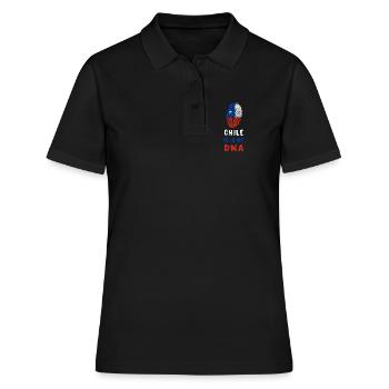 Le Chili fait partie de mon ADN - Polo Femme - noir - Devant - Ailine (174cm)