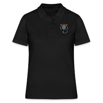 Lovable fantasy creature - Women's Polo Shirt - black - Front - Ailine (174cm)