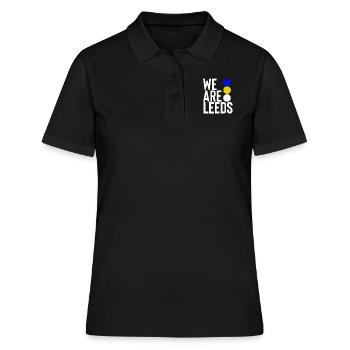 Leeds - Frauen Polo Shirt - Schwarz - Vorne - Ailine (174cm)