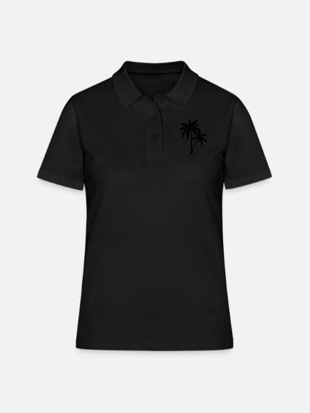 Palm Beach Vacances - Polo Femme - noir