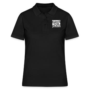 Pharmacy Technician Pharmacy Technician Proud - Women's Polo Shirt - black - Front - Ailine (174cm)