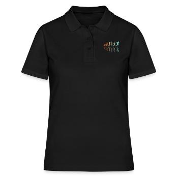 Rugby Entwicklung - Frauen Polo Shirt - Schwarz - Vorne - Ailine (174cm)