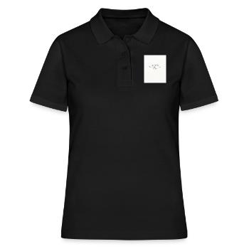 Penser stupide - Polo Femme - noir - Devant - Ailine (174cm)