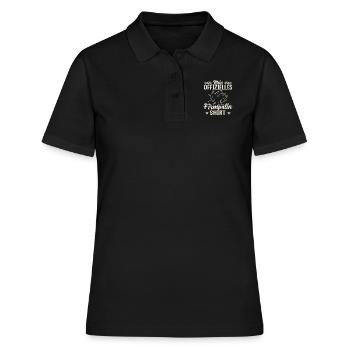 Mein offizielles Firmpatin - Frauen Polo Shirt - Schwarz - Vorne - Ailine (174cm)