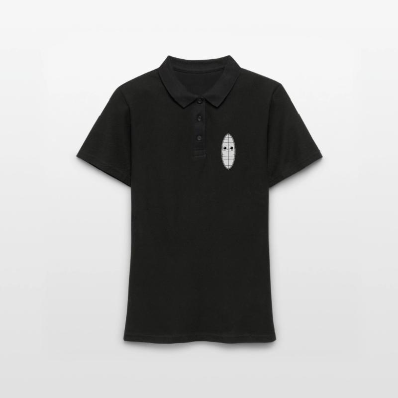 Surfboard Cartoon Style Women's Polo Shirt