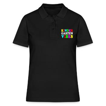 kindergarten vibes - Polo Femme - noir - Devant - Ailine (174cm)