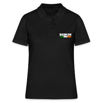 Dublin - Frauen Polo Shirt - Schwarz - Vorne - Ailine (174cm)