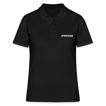 Free iran - Polo Femme - noir - Devant - Ailine (174cm)