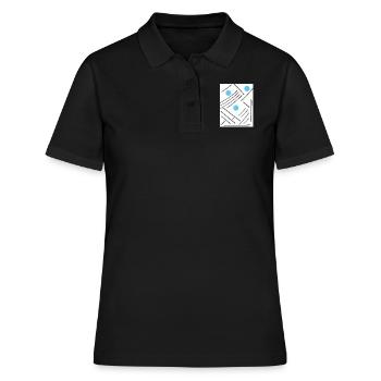 Lee - Frauen Polo Shirt - Schwarz - Vorne - Ailine (174cm)