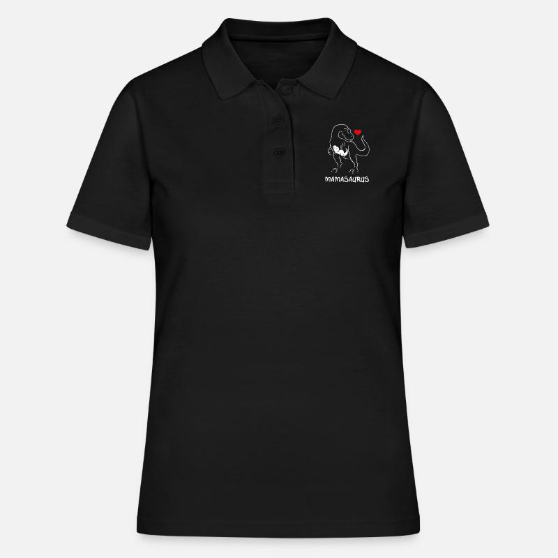 Mamasaurus - Women's Polo Shirt - black