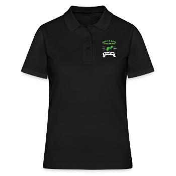 Tortue de mer Fille Cadeau Tortue - Polo Femme - noir - Devant - Ailine (174cm)