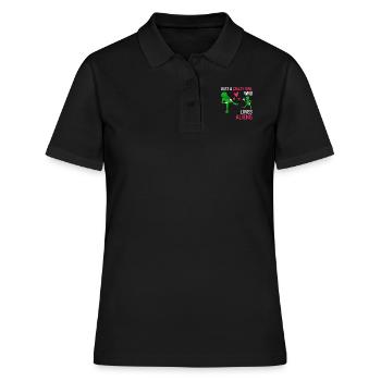 Alien Sci Fi Girl Cadeau Alien - Polo Femme - noir - Devant - Ailine (174cm)