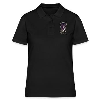 Dirndl Ersatz Dirndl Trachten Kostüm Dirndl Ersatz - Frauen Polo Shirt - Schwarz - Vorne - Ailine (174cm)