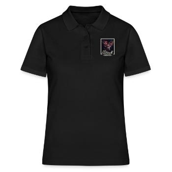 Dirndl Ersatz Dirndl Trachten Kostüm Dirndl Ersatz - Frauen Polo Shirt - Schwarz - Vorne - Ailine (174cm)