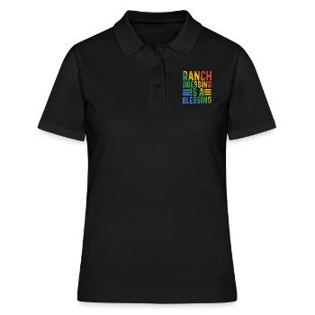 Ranch Dressing Is A Blessing 16 - Frauen Polo Shirt - Schwarz - Vorne - Ailine (174cm)