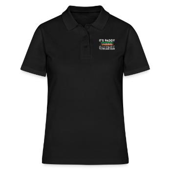 C’est Paddy, pas Patty St. Patrick’s Day Irlande - Polo Femme - noir - Devant - Ailine (174cm)