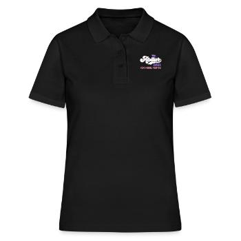 Abi 2023 Abitur 2023 Ich habe fertig Abiturientin - Frauen Polo Shirt - Schwarz - Vorne - Ailine (174cm)