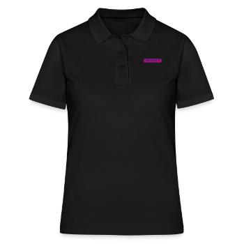 Femboy Cross Dressing LGBTQ CSD - Frauen Polo Shirt - Schwarz - Vorne - Ailine (174cm)