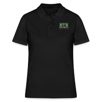 J’ai mis le She in Shenanigans St Patrick’s Day - Polo Femme - noir - Devant - Ailine (174cm)