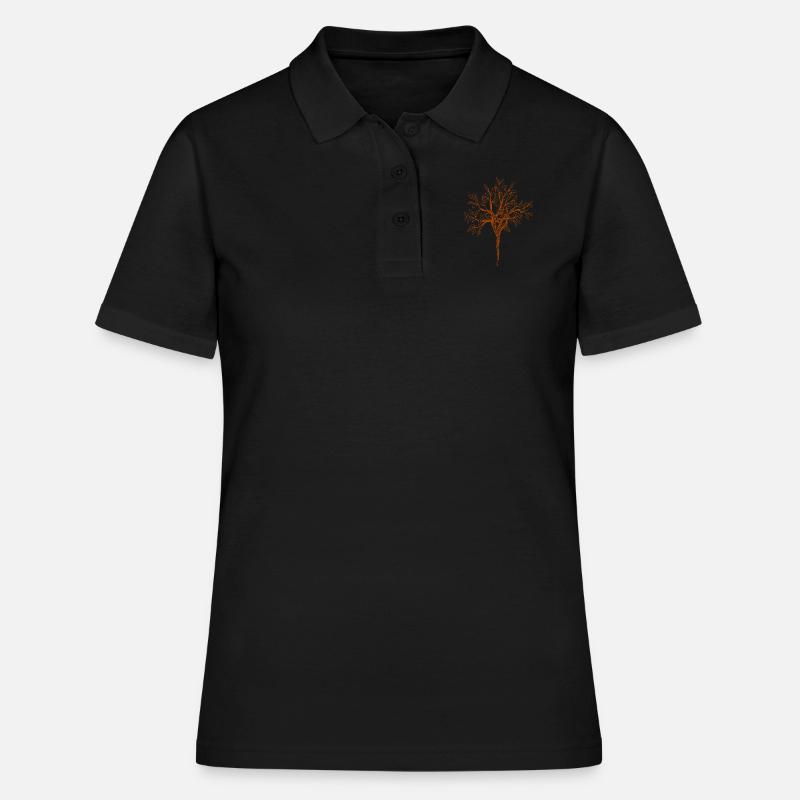 DANCE TREE - Women's Polo Shirt - black