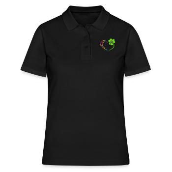 Autisten ADHS ADHD Autismus Jugendliche - Frauen Polo Shirt - Schwarz - Vorne - Ailine (174cm)