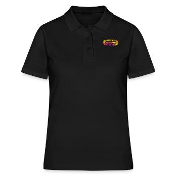 Mentale Gesundheit fördern Mental Health - Frauen Polo Shirt - Schwarz - Vorne - Ailine (174cm)