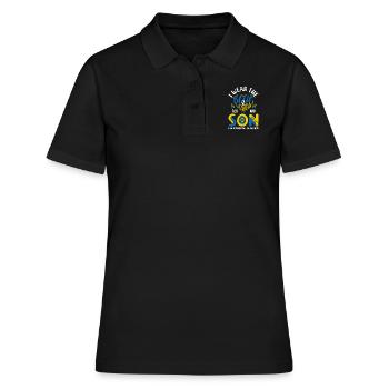 Down Syndrome Awareness Mother and Father - Women's Polo Shirt - black - Front - Ailine (174cm)