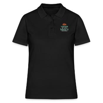 Inclusion Sensibilisation Diversité handicap - Polo Femme - noir - Devant - Ailine (174cm)