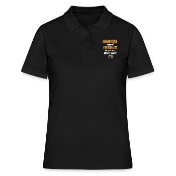 Informatiker - Frauen Polo Shirt - Schwarz - Vorne - Ailine (174cm)