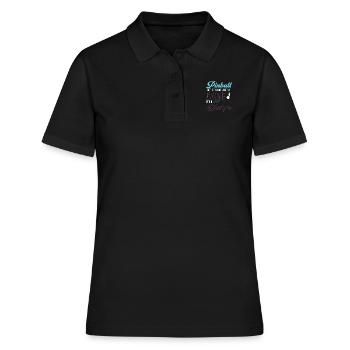 Pinball ist nicht nur ein Spiel Funny Flipper - Frauen Polo Shirt - Schwarz - Vorne - Ailine (174cm)