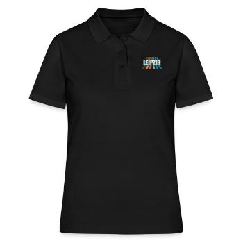 Leipzigerin Leipziger Leipzig - Frauen Polo Shirt - Schwarz - Vorne - Ailine (174cm)