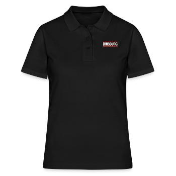 Duisburgerin Duisburger Duisburg - Frauen Polo Shirt - Schwarz - Vorne - Ailine (174cm)