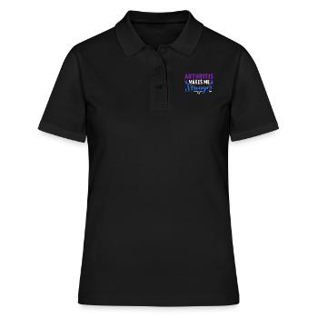 L’arthrite me rend plus conscient de - Polo Femme - noir - Devant - Ailine (174cm)