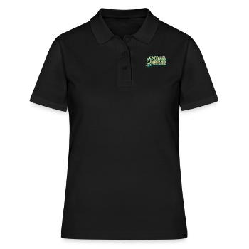 Biology Biologist Microscope - Women's Polo Shirt - black - Front - Ailine (174cm)