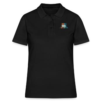 Kielerin Kieler Kiel - Frauen Polo Shirt - Schwarz - Vorne - Ailine (174cm)
