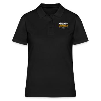 Endlich geschieden Scheidungsparty Scheidung - Frauen Polo Shirt - Schwarz - Vorne - Ailine (174cm)